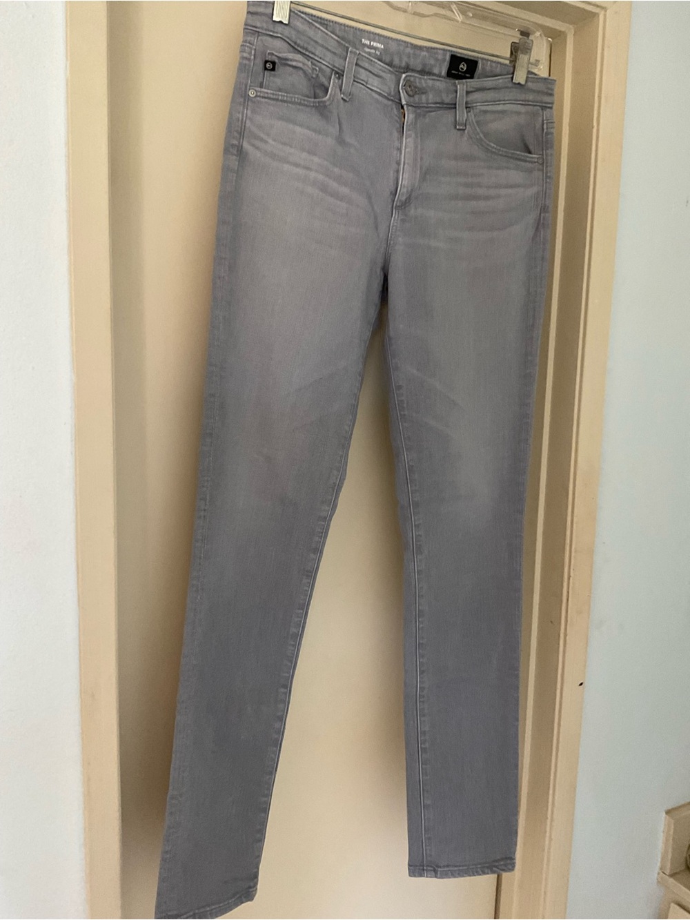 AG Light Gray Women's Skinny Jeans